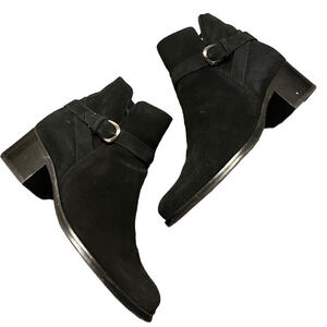 La Canadienne Providence Suede Boot Women's Booties Leather‎ Size 7.5